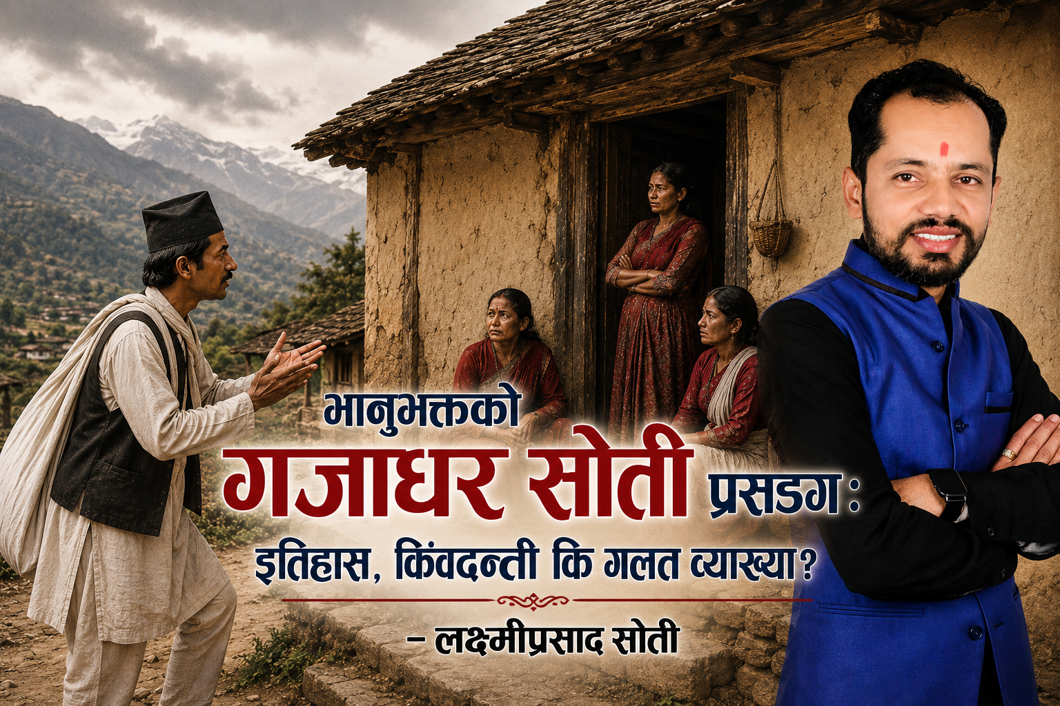 भानुभक्तको गजाधर सोती प्रसङ्ग : इतिहास, किंवदन्ती कि गलत व्याख्या?